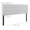 Flash Furniture Headboard, Queen Size, White Vinyl HG-HB1705-Q-W-GG - alternate 6